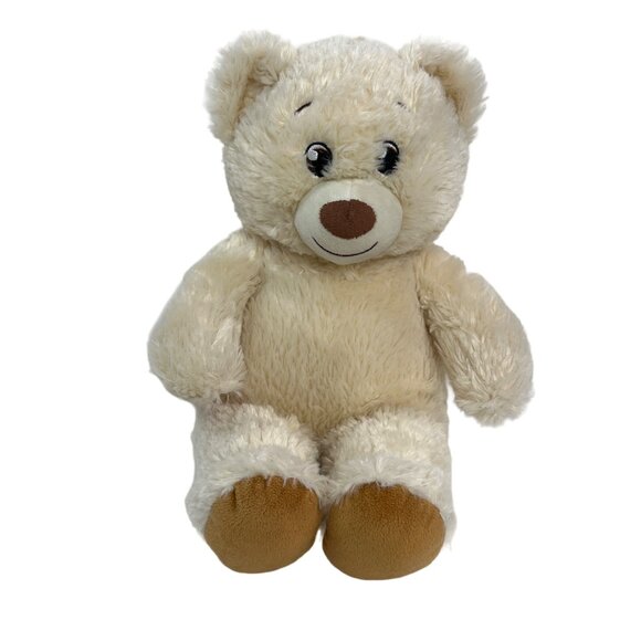 Build A Bear Cream Teddy Bear Plush Stuffed Animal 16 Inch BAB - Picture 1 of 10
